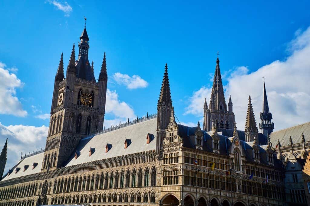 Large castle in Ypres