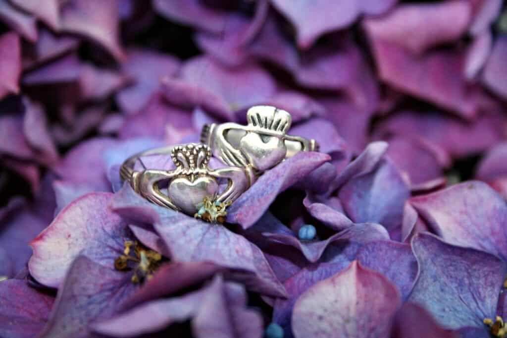 A Claddagh ring is one of the most authentic souvenirs from Ireland you can buy
