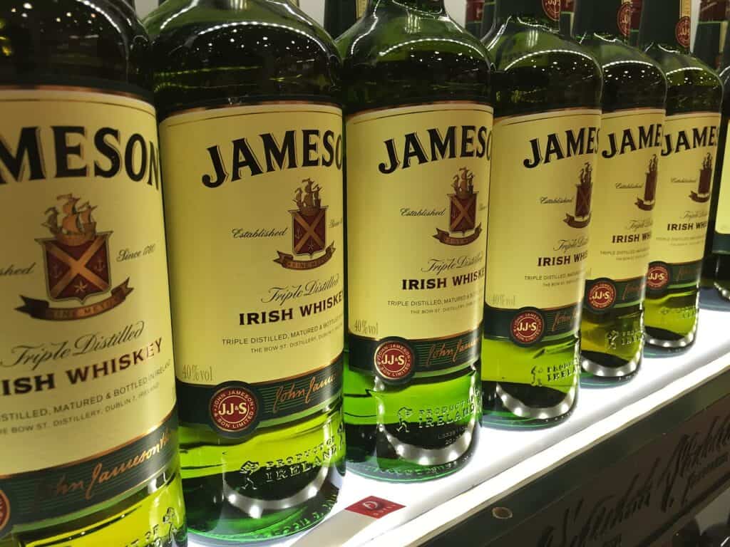 Jameson Whiskey is one of the most iconic souvenirs from Ireland