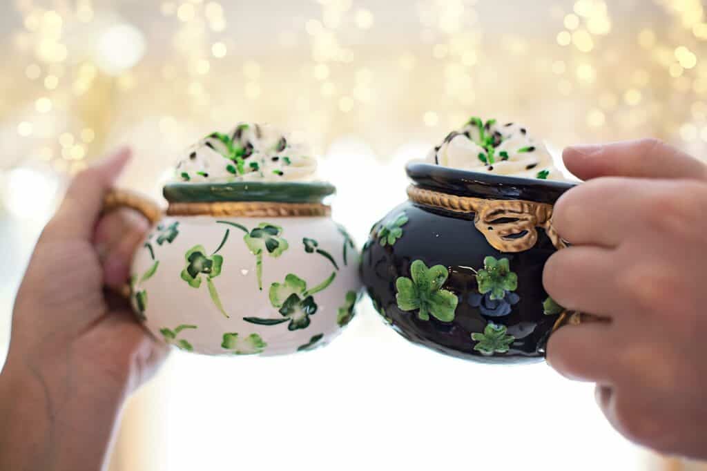 A coffee mug is one of the best souvenirs from Ireland you can buy since you can use it for traditional Irish coffee or your morning tea
