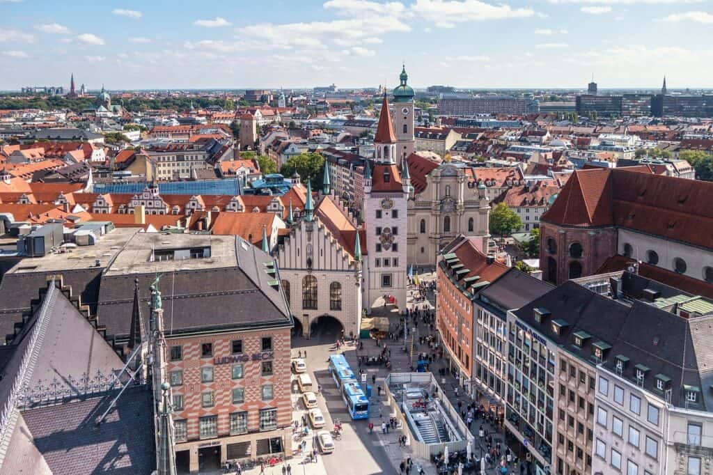 Marienplatz square in Munich