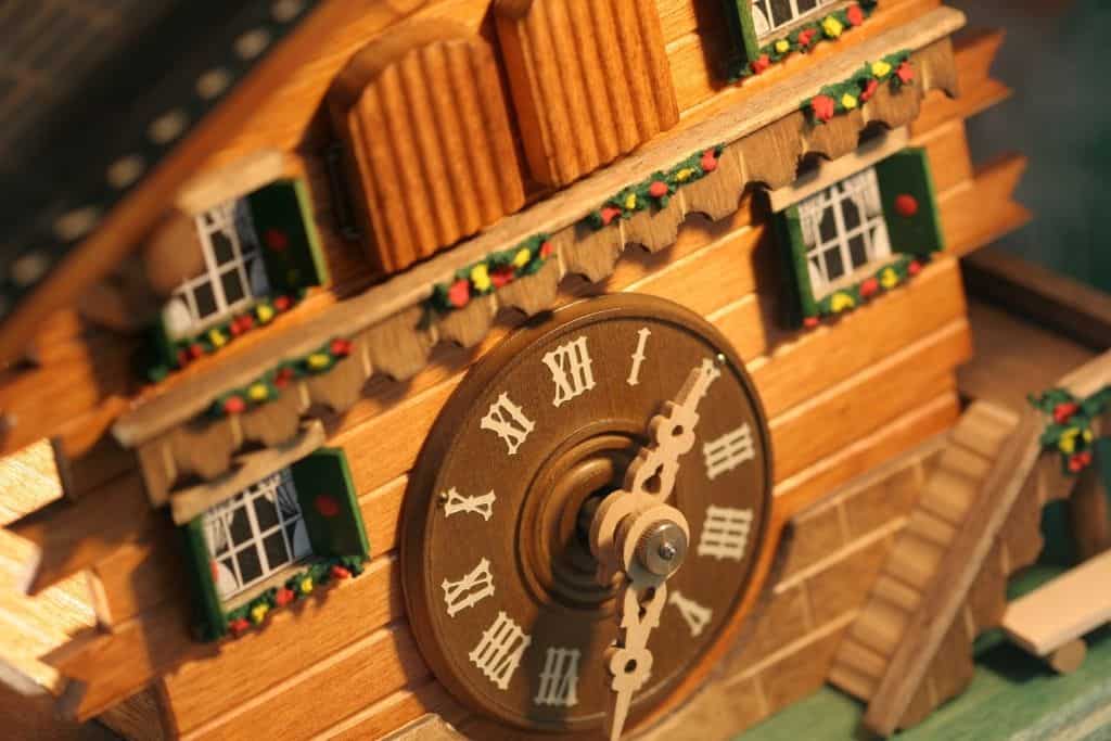 Wooden cuckoo clock