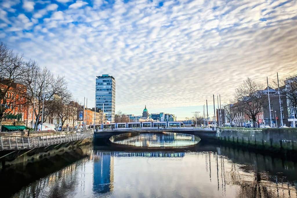 It has snowed in Dublin, Ireland in December, although it happens very infrequently