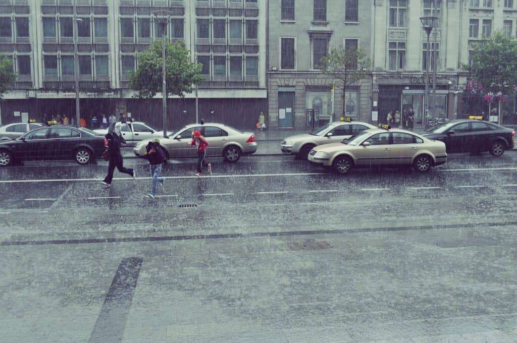 Not only does it snow in Ireland on occasion, but it also hails in Ireland from time to time
