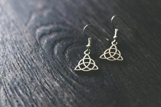 Celtic knot earrings