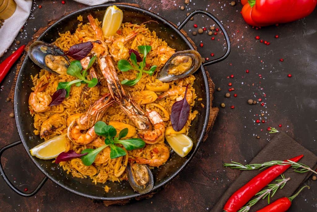 A paella pan is the best gift or Barcelona souvenir for people who love to cook