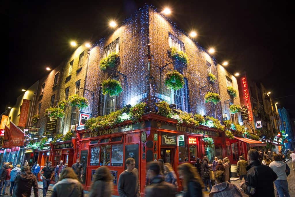 Dublin is not in the UK and is instead in the EU