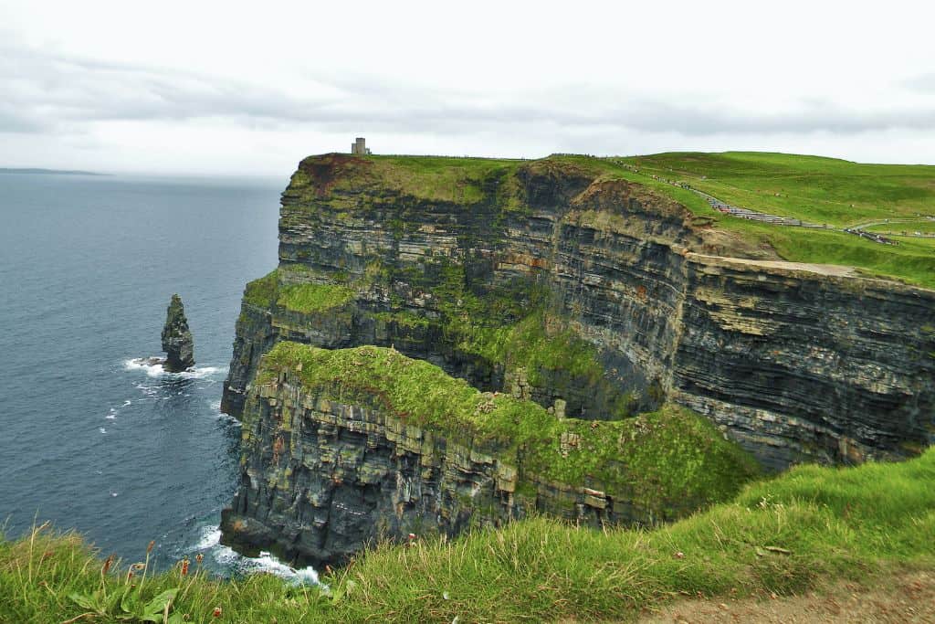 The Cliffs of Moher are located in Ireland along with Dublin, neither of which are in the UK