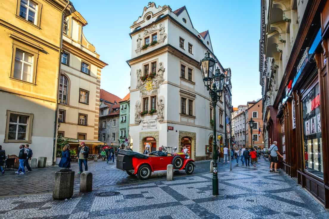 Some of the best Prague souvenirs can be found in the middle of the cobblestone streets