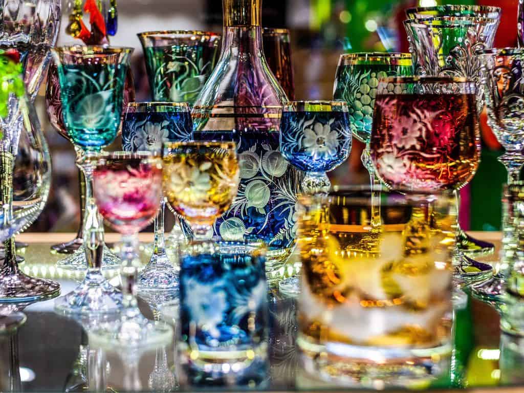 Bohemian glass is among some of the best Prague souvenirs to bring home with you