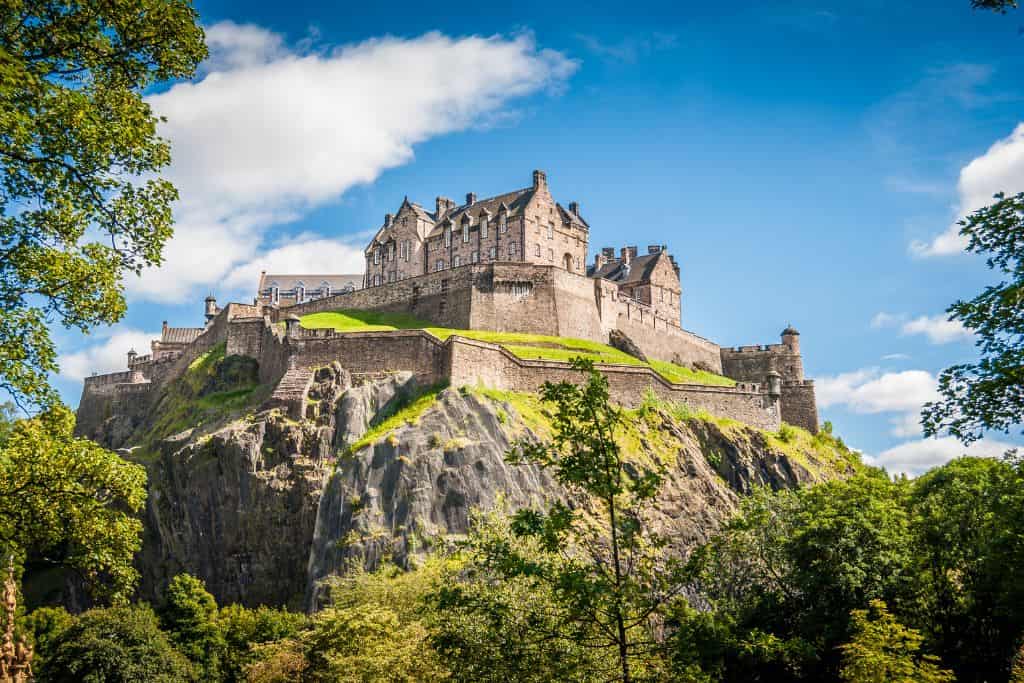 The Edinburgh Castle gift shop sells tons of great Edinburgh souvenirs