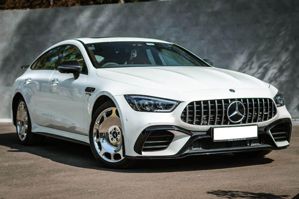 White Mercedes Benz