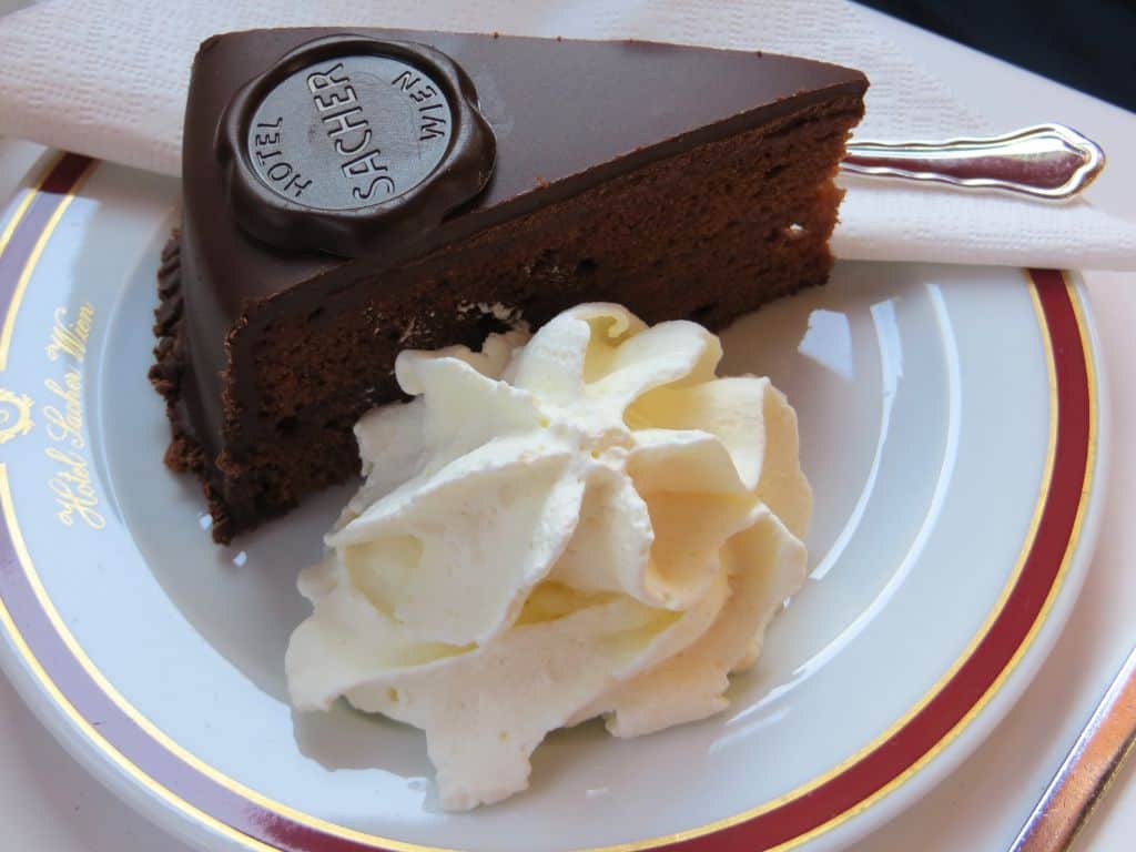 The Sacher Torte is one of the most iconic souvenirs from Vienna you can bring home