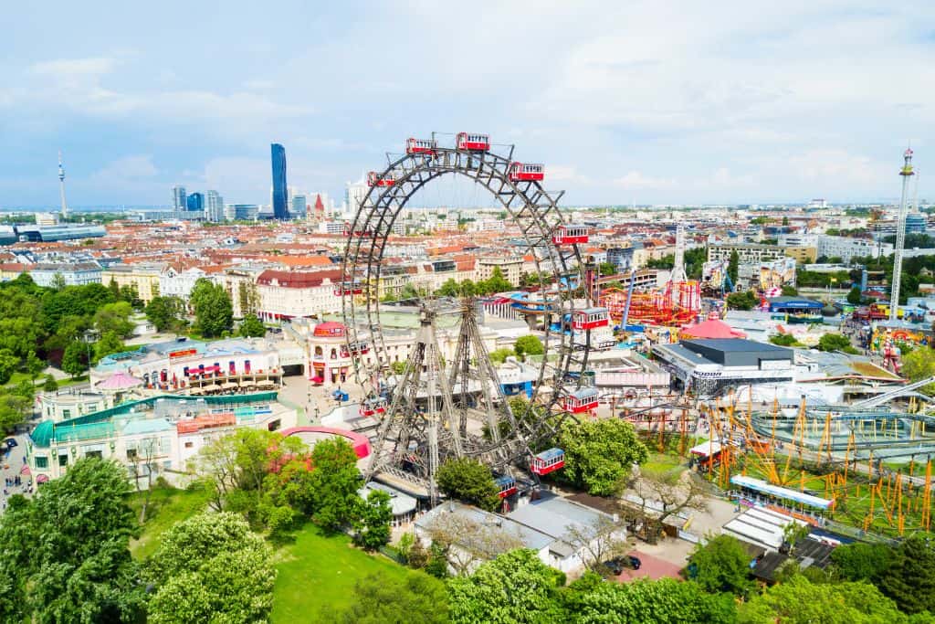 You can find dozens of souvenirs in Vienna with the Giant Ferris Wheel on them