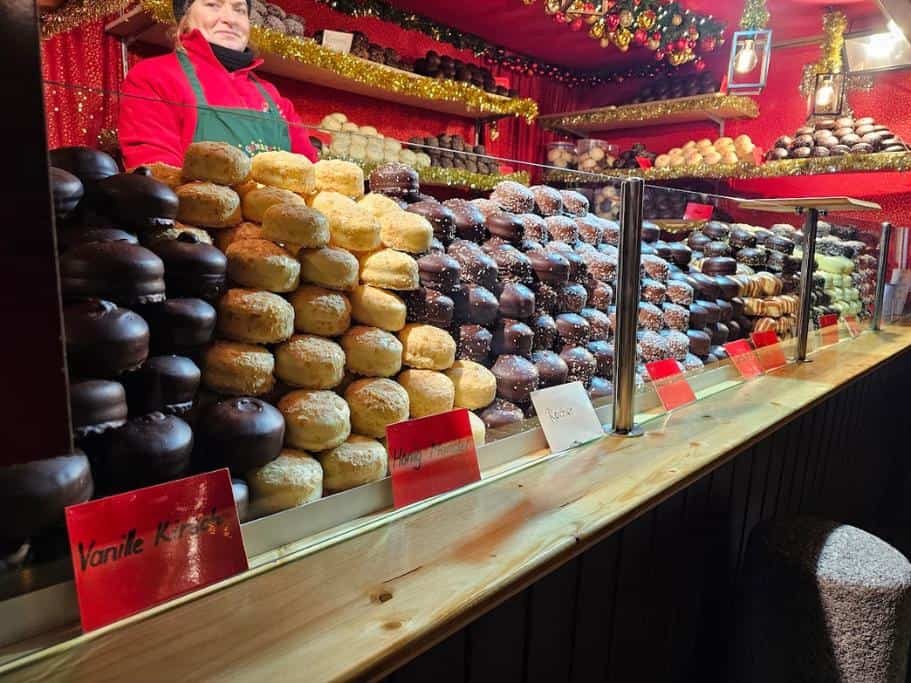 Display of chocolate-covered confections