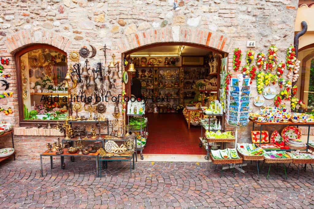 There are plenty of local shops to pick up some souvenirs from Milan