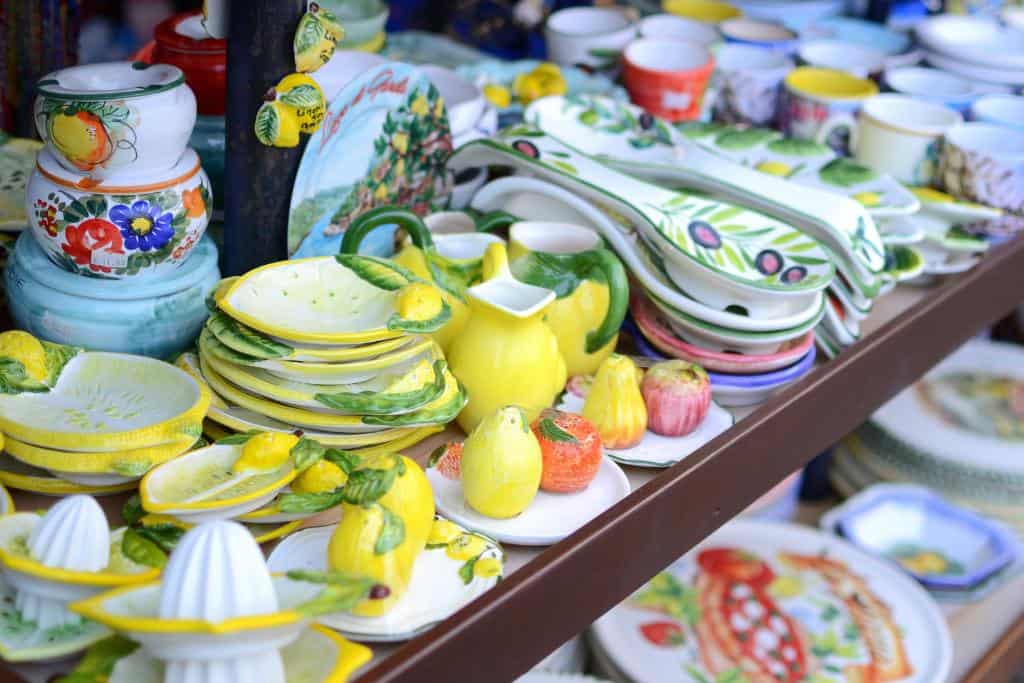 Hand-painted ceramics are some of the best souvenirs from Milan you can add to your home
